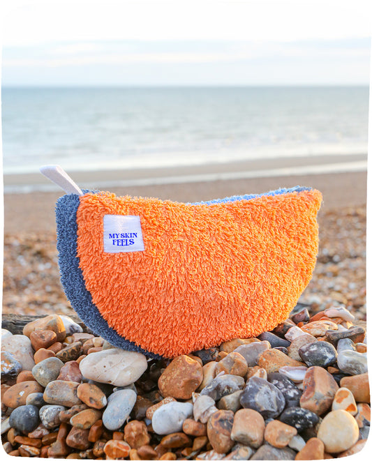 My Skin Feels Vibey Wash Bag designed with New Commodity